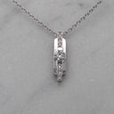 Pendentif et collier Lapure Art deco