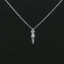 Pendentif et collier Lapure Art deco